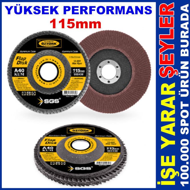 SGS430 YÜKSEK PERFORMANS PROFESYONEL FLAP DISK