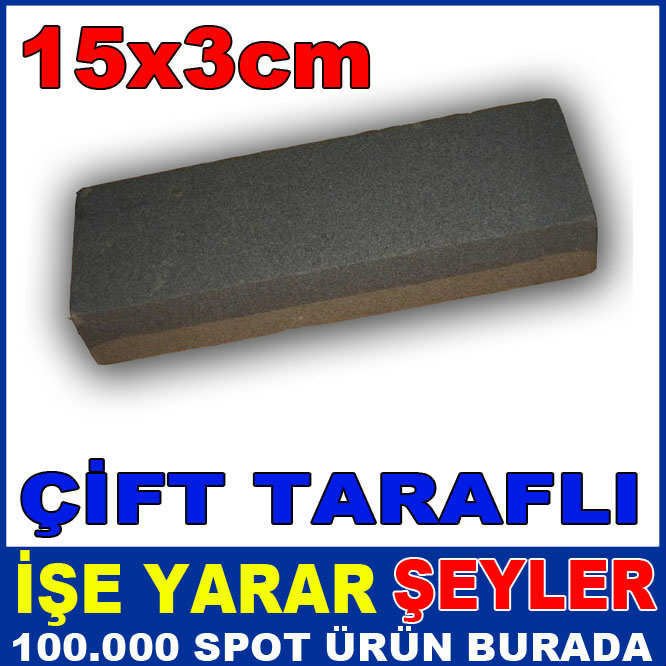 150mm ÇİFT TARAFLI KALİTELİ BİLEME TAŞI 15x3cm