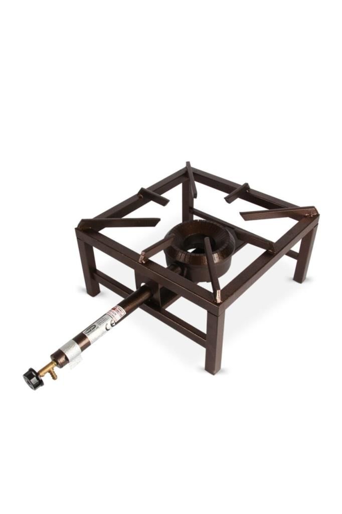 Har Alevli Tüplü Sahra Ocağı Yüksek Isılı Aşure Kavurma Düğün Yemeklerine 21cm Kazan tipi Aşçı Ocağı