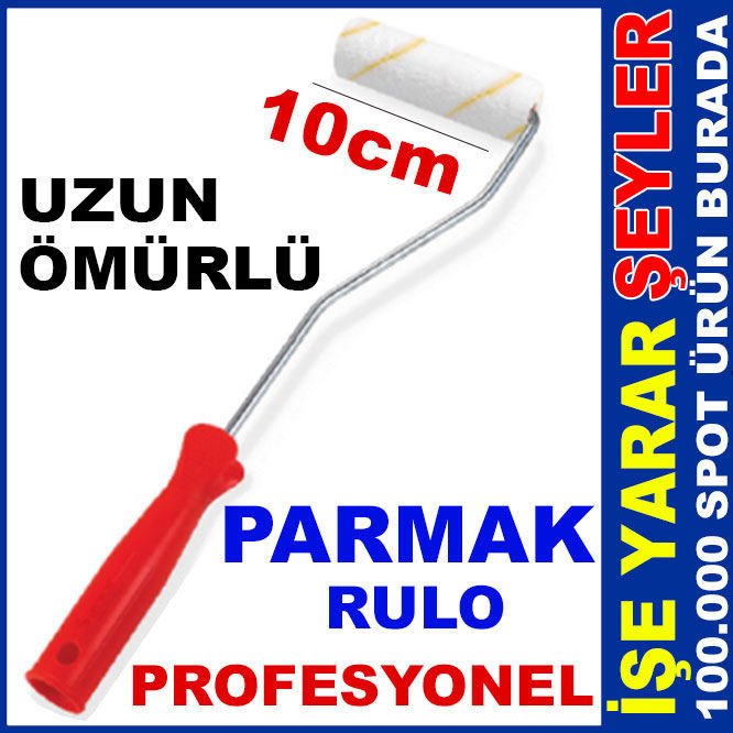 ERGONOMİK SAPLI 10cm PROFESYONEL PARMAK RULO