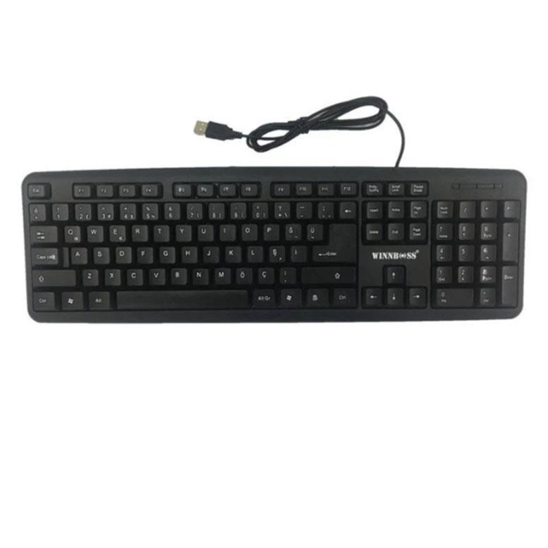 Winnboss Usb Standart Kablolu Türkçe Q Klavye WN-1073