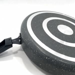 İç Dış Granit Kaplama Büyük Boy Leydi Kapaklı Balık Tavası Ø32 cm