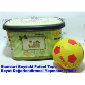 WELCOME KUTU 45x33cm ÇEVRESİ VE KAPAĞI DESENLİ OYUNCAK KUTUSU