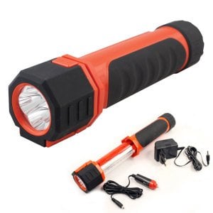 Technomax Uzun Ledli Araç Feneri Taşınabilir Çakmaklık Girişli Şarjı Mıknatıslı El Feneri