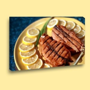 KIZARMIŞ ŞAHANE BALIKLAR 7 değişen ölçü ORİJİNAL KANVAS TABLO