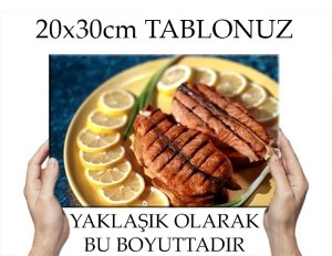 KIZARMIŞ ŞAHANE BALIKLAR 7 değişen ölçü ORİJİNAL KANVAS TABLO