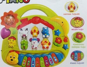 HAYVAN SESİYLE NOTA ÖĞRETİCİ TÜRKÇE SESLİ PİYANO