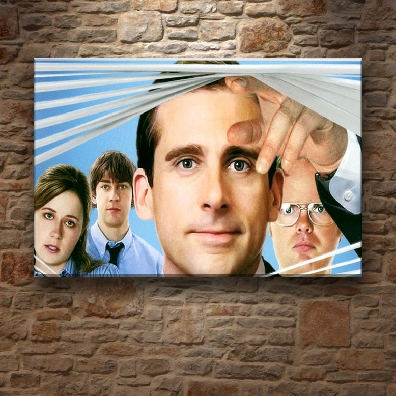 OFFICE- ÇALIŞIRKEN 7 değişen ölçü ORİJİNAL KANVAS TABLO
