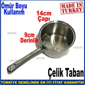 Süt Isıtıcı Cezve 304 Yüksek Kaliteli Çelik Tabanlı Ömür Boyu Kullanılabilen Süt Isıtıcı Cezve