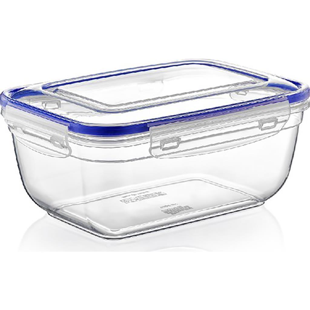 Zambak Pratik Kullanşlı 2500 ml Contalı Dikdörtgen Saklama Kabı ZP-690