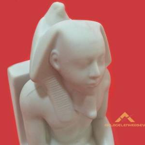 Boyama Sanatı İçin Porselen Eski Mısır Biblo