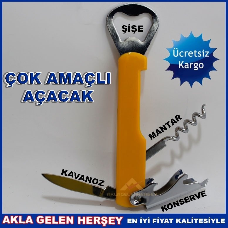ÇOK AMAÇLI KAPAK AÇACAĞI TİRBİŞON ÇAKI