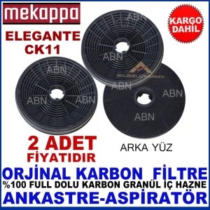 MEKAPPA ELEGANTE CK11 ANKASTRE DAVLUMBAZ GRANÜL KARBONLU FİLTRE