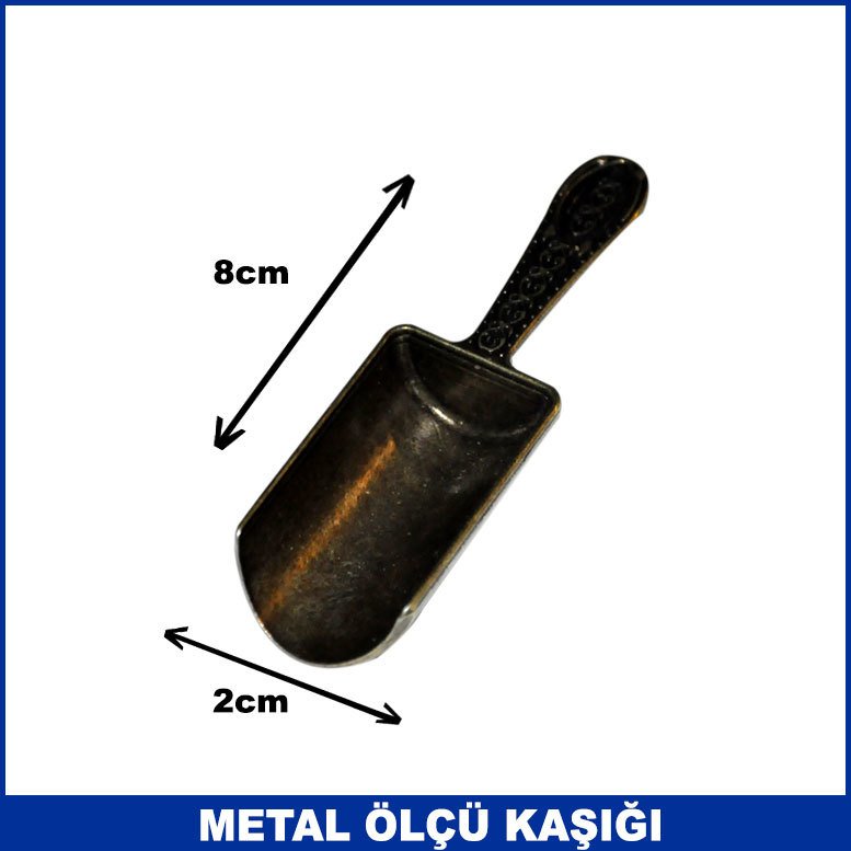 Paslanmaz Metal Ölçü Kaşığı Dayanıklı ve Kaliteli