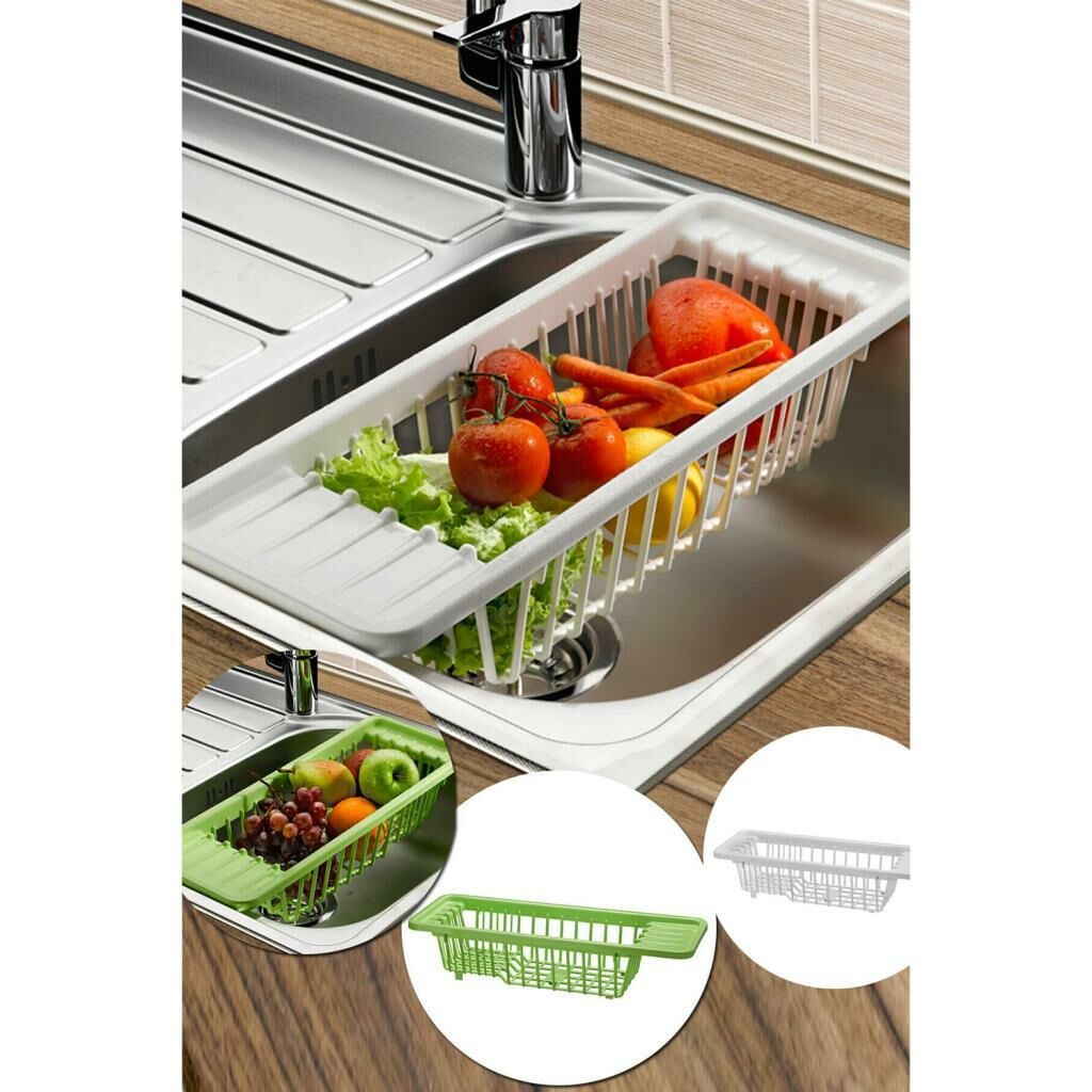 Kolay Temizlenebilir Pratik Geniş Hazneli Bulaşık ve Sebze Yıkama Süzgeci
