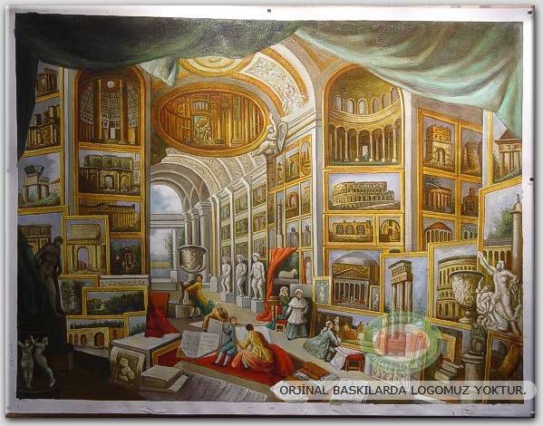 100x70cm ÇERÇEVELİ CANVAS TABLO OSMANLI TBL -471