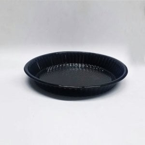 Emaye Tart Kalıbı 30 cm 1. Kalite Siyah Emaye Kek Kalıbı