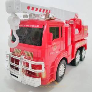 Büyük Boy Işıklı Sirenli Oyuncak İtfaiye Aracı