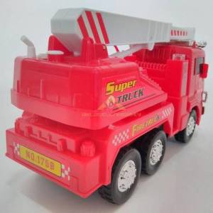 Büyük Boy Işıklı Sirenli Oyuncak İtfaiye Aracı