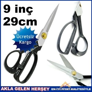 KARGO DAHİL 9 inç 29 cm PROFESYONEL TERZİ KONFEKSİYON MAKASI