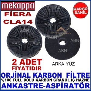 MEKAPPA FİERA CLA14 ANKASTRE DAVLUMBAZ GRANÜL KARBONLU FİLTRE