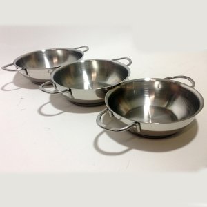 17.5cm-19.5cm-21.5cm ÇAPINDA CAM KAPAKLI 3LÜ OMLET TAVA