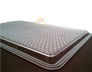 42x27cm KIRILMAZ ŞEFFAF AKRİLİK SERVİS TEPSİSİ