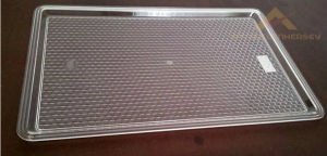 42x27cm KIRILMAZ ŞEFFAF AKRİLİK SERVİS TEPSİSİ