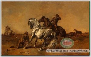 100x70cm ÇERÇEVELİ CANVAS TABLO OSMANLI TBL -467