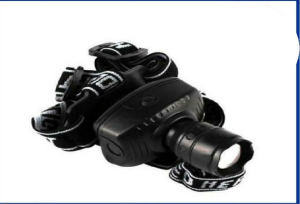 3w Led'li Profesyonel Şarjlı Kafa Feneri Zoomlu