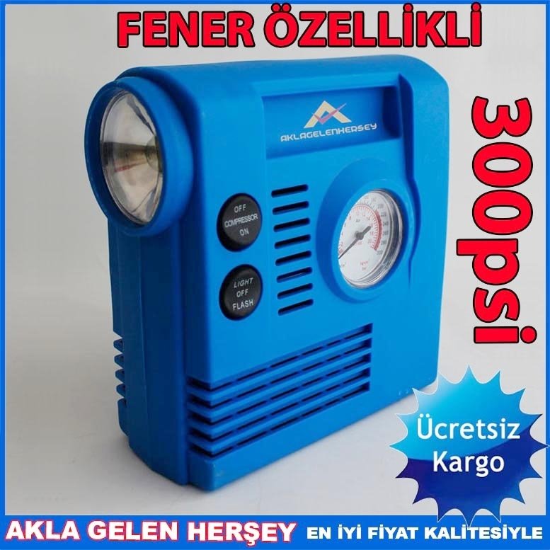 Ücretsiz Kargo 300psi 12V OTO ARAÇ LASTİK ŞİŞİRME KOMPRESÖRÜ