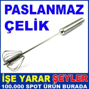 INOX ÇELİK EL MİKSERİ BASTIRINCA ÇALIŞAN ÇIRPICI