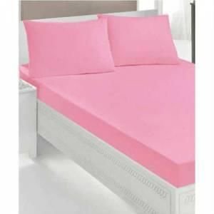 Tek kişilik pamuklu penye lastikli yatak çarşafı Renk Garantisi Yoktur