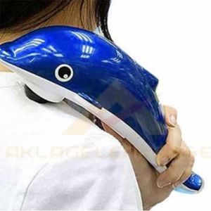 VİBRASYONLU YUNUS MASAJ ALETİ 3 BAŞLIKLI TİTREŞİMLİ ELEKTRONİK MASAJ ALETİ, BOYUN, BEL, SIRT MASAJI