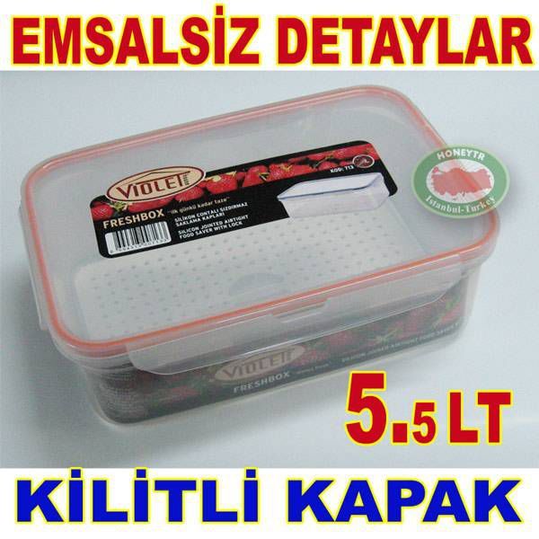 6L FRESHBOX SAKLAMA KABI SIZDIRMAZ SİLİKON CONTA