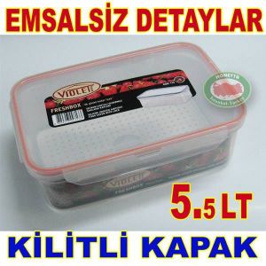 6L FRESHBOX SAKLAMA KABI SIZDIRMAZ SİLİKON CONTA