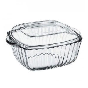 BORCAM KARE TENCERE 59029 24X19X9 EBATLARINDA PAŞABAHÇE KALİTELİ CAM ÜRÜN