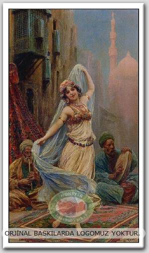 100x70cm ÇERÇEVELİ CANVAS TABLO OSMANLI TBL -442