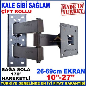 LED TV-LCD Televizyonlar için Çift Kollu Hareketli Katlanabilir TV Askı Aparatı VT 222 HC PRO-1