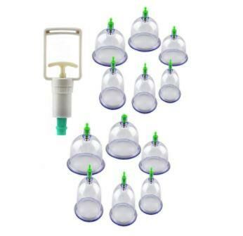 12 Parça Vakumlu Hacamat Kupa Çekme Seti