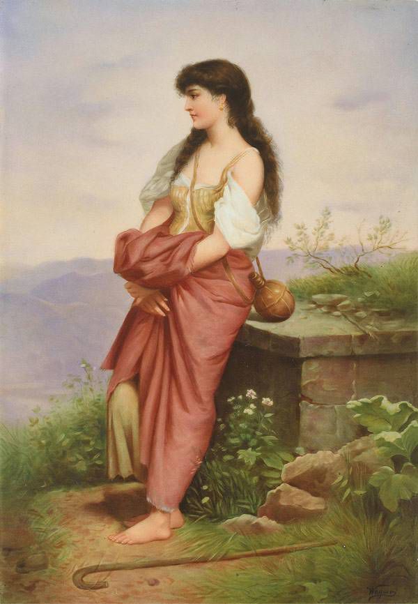 AHŞAP ÇERÇEVELİ CANVAS TABLO RESSAMLAR1138 40x30