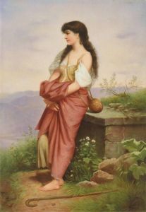 AHŞAP ÇERÇEVELİ CANVAS TABLO RESSAMLAR1138 40x30