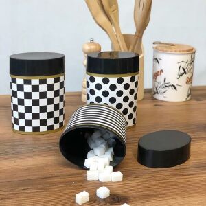 Yüksek Kaliteli Sunplast Uno Kavanoz Oval Yükseklik 15,5 cm SC-311S