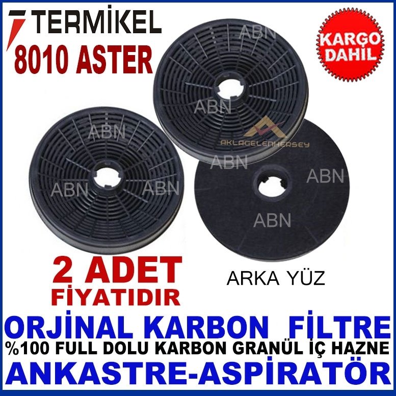 TERMİKEL 8010 ASTER MODEL ANKASTRE DAVLUMBAZ GRANÜL KARBON FİLTRE