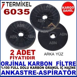 TERMİKEL 6035 MODEL ANKASTRE DAVLUMBAZ GRANÜL KARBON FİLTRE