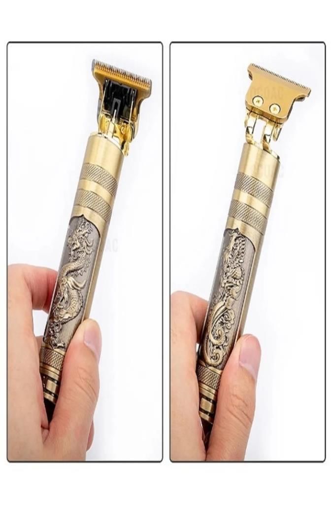 Dragon T-bıçak Ense Sakal Çizim Antika Tıraş Makinesi Şarj Edilebilir