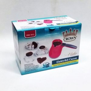 Elektrikli Türk Kahvesi Pişirme Cezvesi - Elektrikli Cezve - Kahve Makinesi - Crown CRW-7012