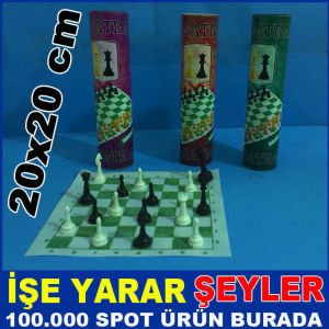 20x20cm OKULLAR İÇİN KUTULU SATRANÇ TAKIMI