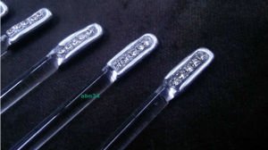 Gümüş Yaldızlı Krisal Taş İşleme Cam Çay Kaşığı Takımı 6 Adet El İşçiliği İle Camdan Üretilmiştir