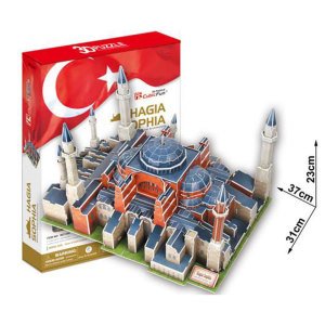Cubic Fun 3D 225 Parça Puzzle Ayasofya Camii 37x31x23cm Ebatında 3 Boyutlu Maket Ayasofya Cami